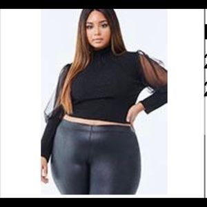 Black Long Sleeve Top